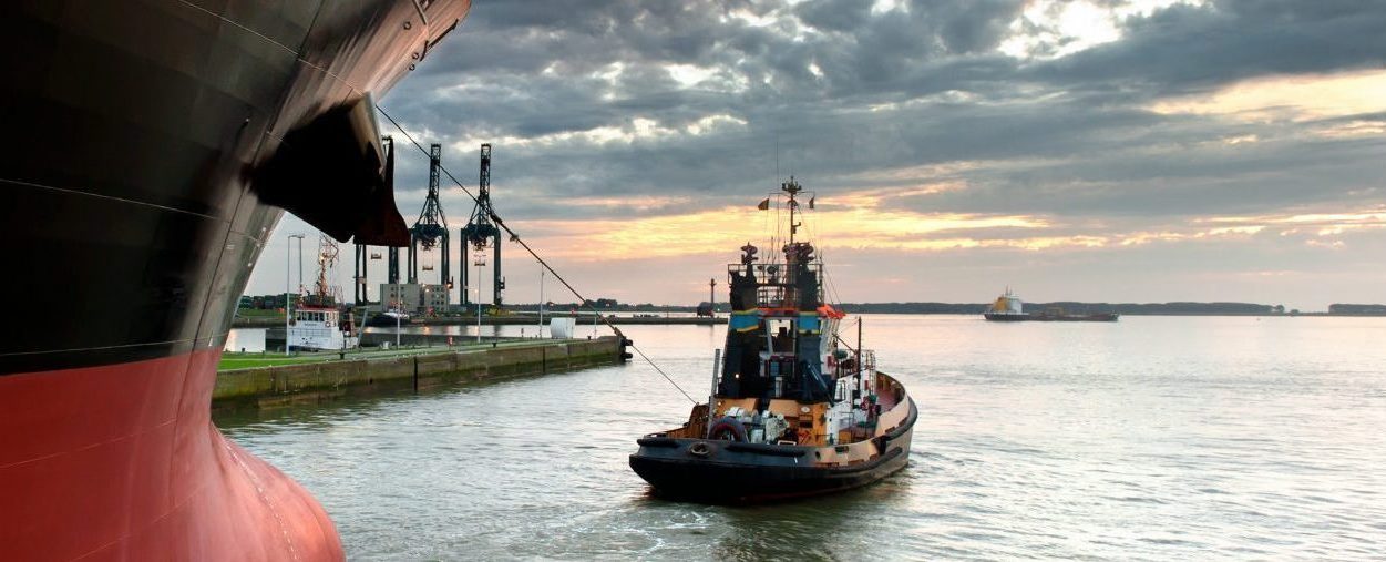 Tug boat propelled by a Baudouin marine engine. This engines will be showcased at ITS Dubai 2024.