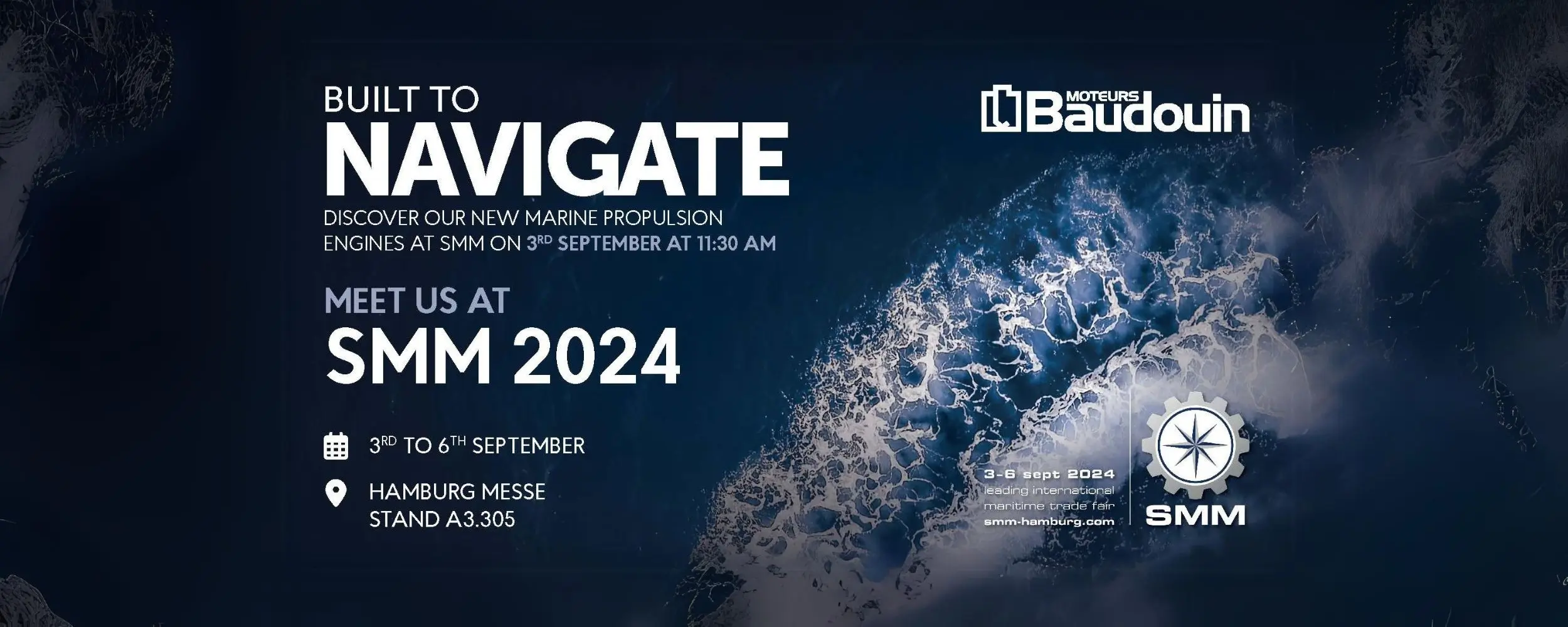 Baudouin is participating at SMM 2024