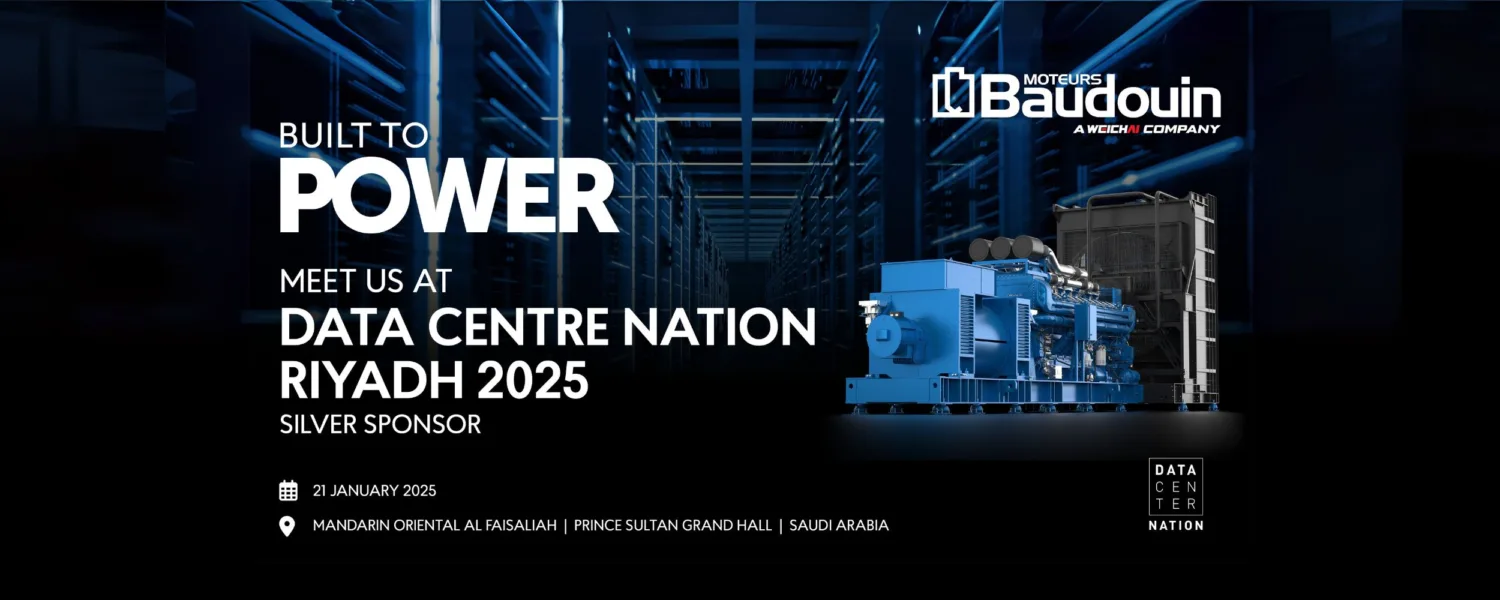 Moteurs Baudouin at Data Center Nation Riyadh